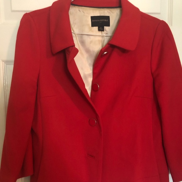 Banana Republic Factory cropped sleeve coat - Picture 2 of 3